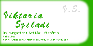 viktoria sziladi business card